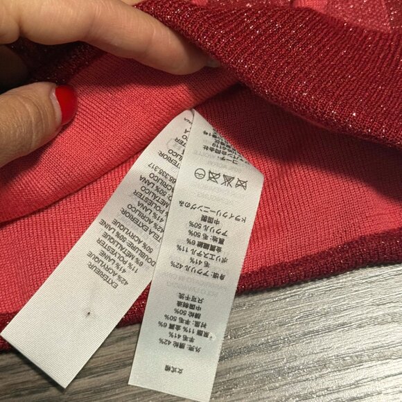 Coach Tonal Dream “C” Beanie / Winter Hat – Red - Picture 4 of 5